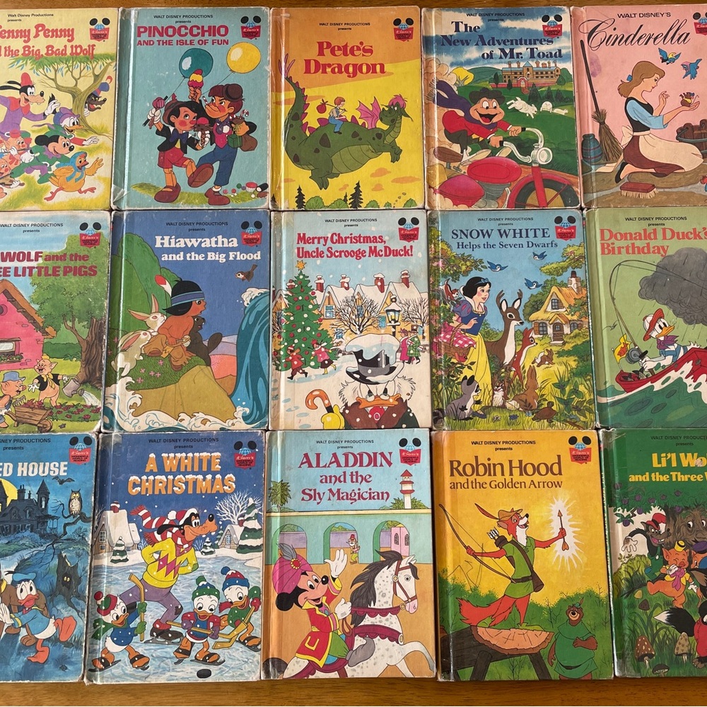 Vintage Children's Disney Book Collection
